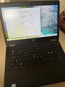 Dell laptop 14 tum svart