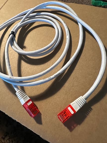 Apple nätverkskabel Ethernet vit