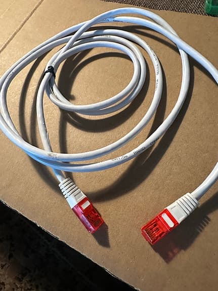 Apple nätverkskabel Ethernet vit