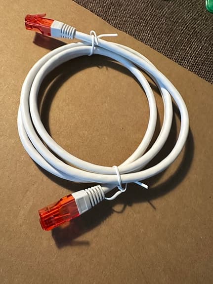 Apple nätverkskabel ethernet vit