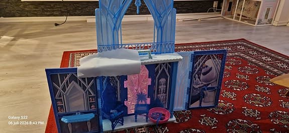 Frost dockskåp isslott blå rosa