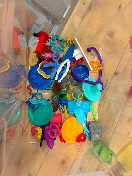 Leksakspaket med tillbehör Play-Doh.