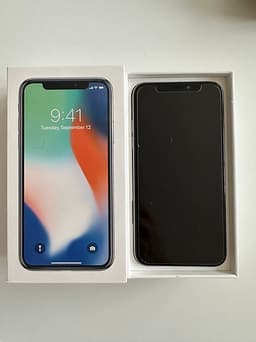 Apple iPhone X 256 GB silver