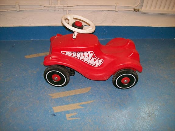 BIG Bobby Car röd gåbil