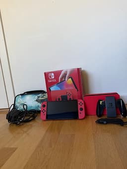 Nintendo switch OLED Mario red edition