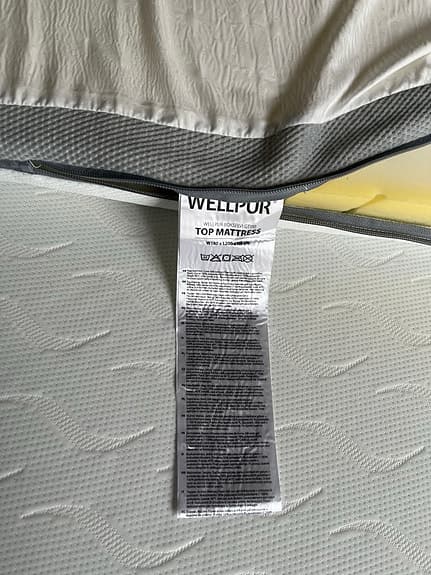 Jysk WELLPUR bäddmadrass W180xL200xH8cm