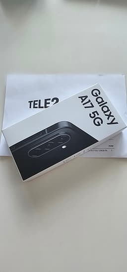 Helt Ny Samsung A17 5G 128GB Med Kvitto & Garanti Från Tele2