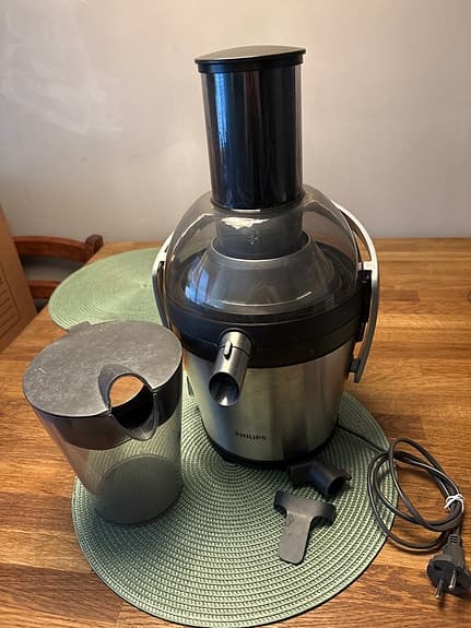 Råsaftcentrifug - HR1861 - Aluminium collection - juicepress