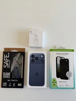 iPhone 17 Pro Deep Blue 256 GB – Oöppnad + Tillbehör