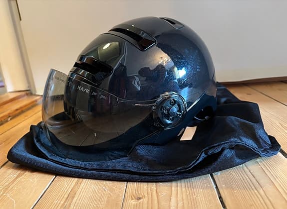 Kask Urban R cykelhjälm svart stl L