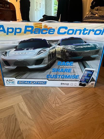 Scalextric bilbana, arc one, app race control
