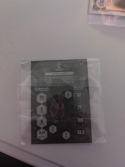 Topps Match Attax Champions League Messi samlarkort