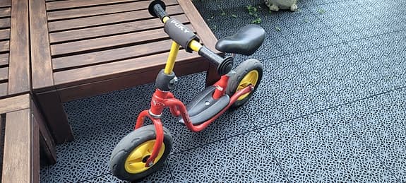 PUKY LR M balanscykel röd