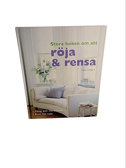 Stora boken om att röja & rensa av Mary Lambert - Helt ny och oläst Nyskick