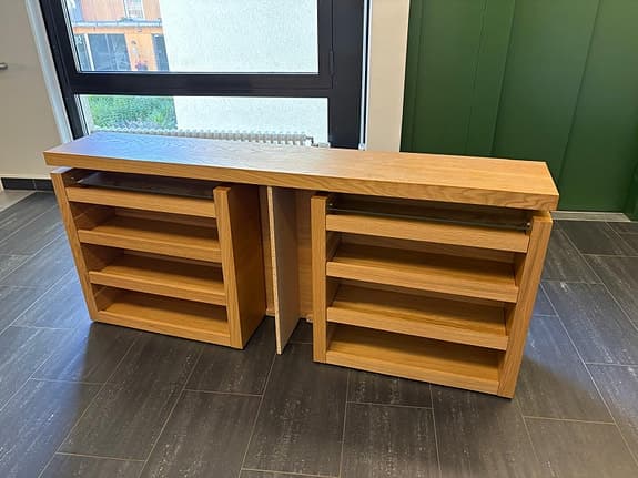 Ikea malm sänggavel med dold förvaring
