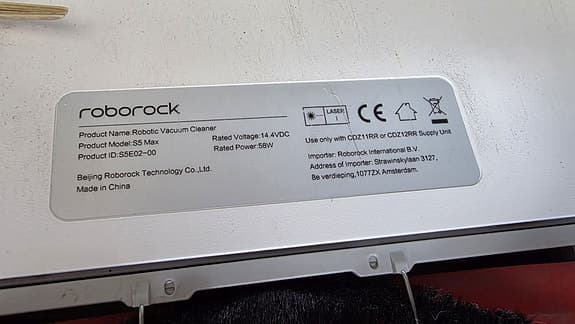 Roborock S5 Max robotdammsugare med mopp – bra batteri