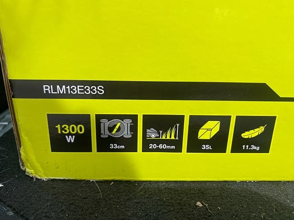 Ny Ryobi Elektrisk gräsklippare 1300W