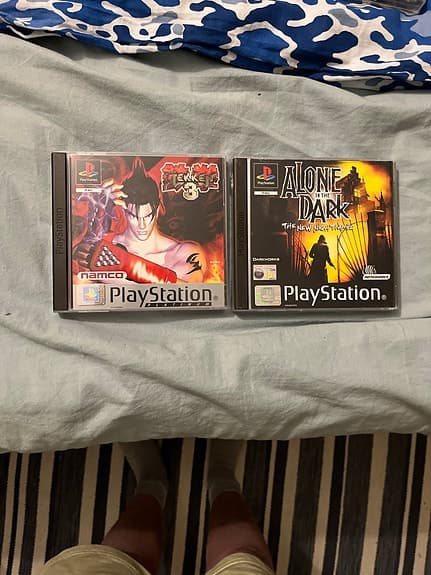 Tekken 3 och Alone in the Dark The New Nightmare (Ps1)
