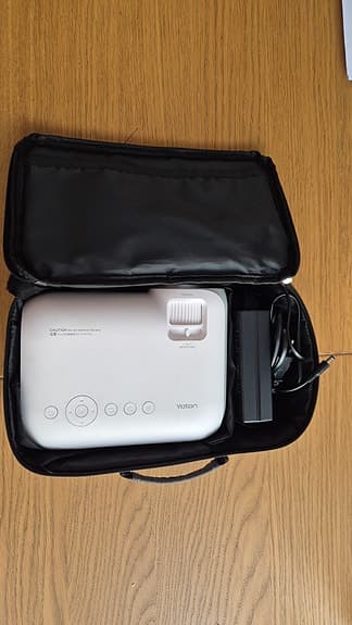 YOTON WiFi Bluetooth-projektor, stöder 4K-projektor, full HD 1080P inbyggd