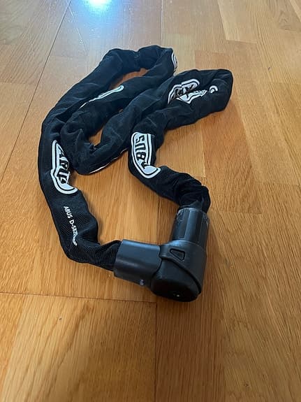 Abus kedjelås cykel svart