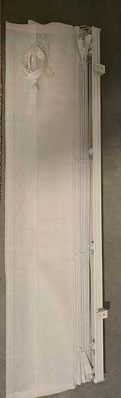 Vit hissgardin 120x230 cm - Mycket fint skick