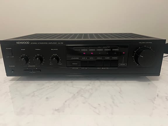 Kenwood stereoförstärkare svart KA-56