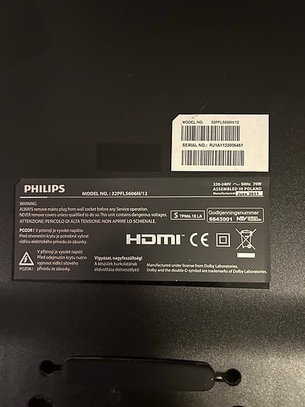 Philips LED-TV 32 tum