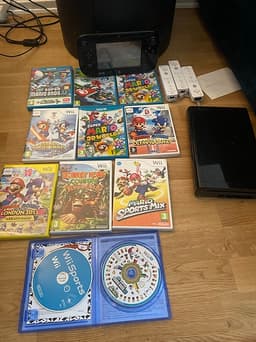 Nitendo wii u spel med konsol