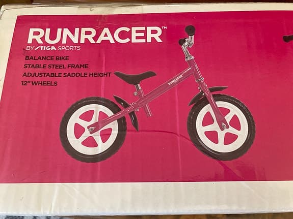 STIGA Runracer balanscykel – rosa, helt ny & oöppnad