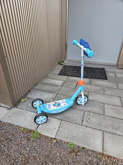 Disney Stitch trehjuling sparkcykel blå