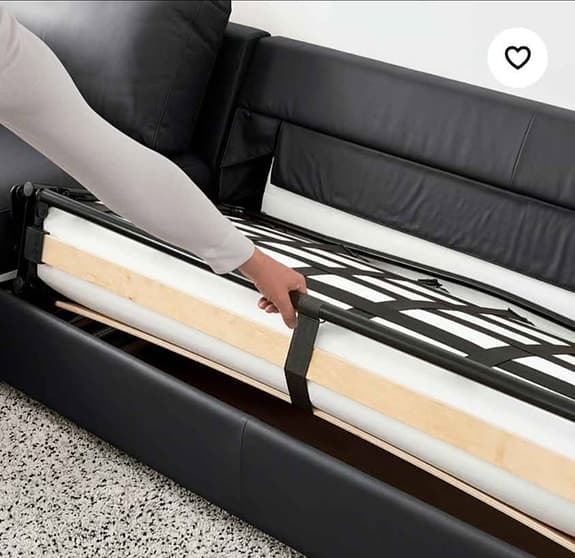VIMLE bäddsoffa med schäslong | 9 900 kr I Blåsut