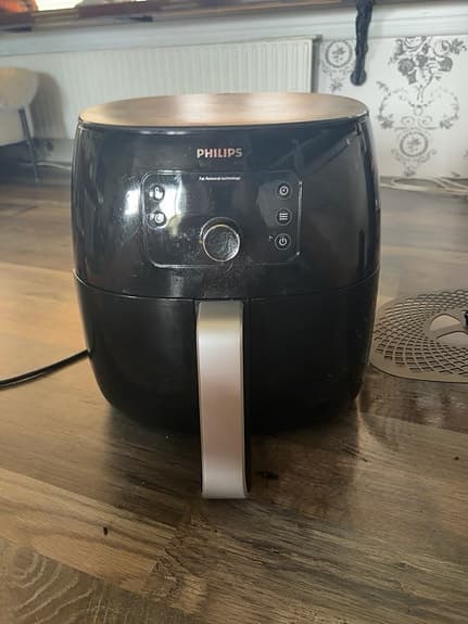 Philips airfryer svart fritös varmluft