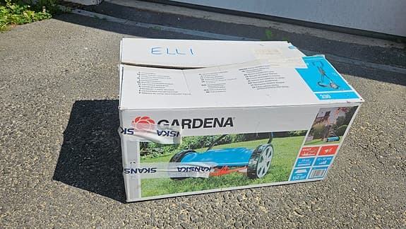 Gardena handgräsklippare blå/röd