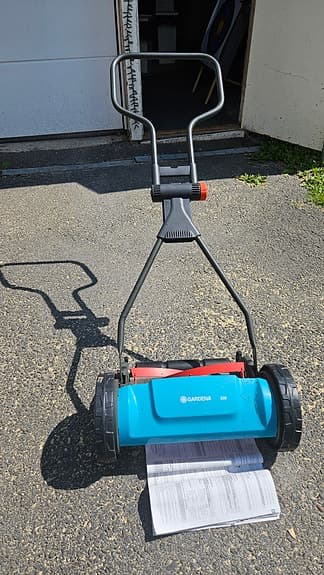 Gardena handgräsklippare blå/röd