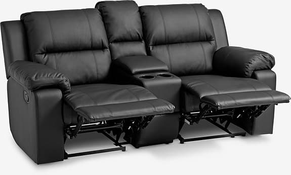 JYSK BATUM 2-sits reclinersoffa med mittkonsol – nyskick