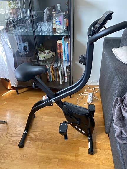 Biltema motionscykel svart