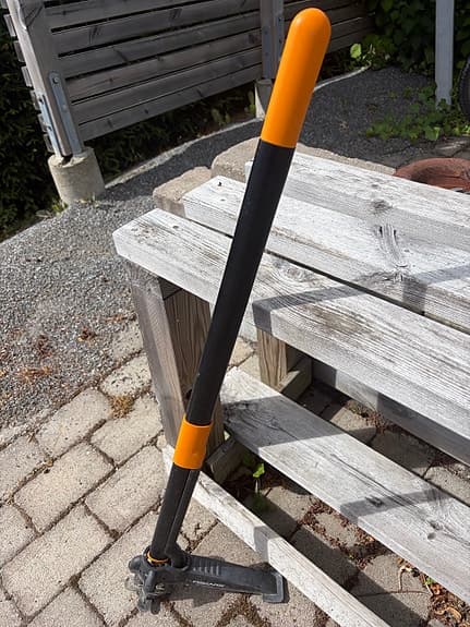 Fiskars ogräsupptagare svart/orange