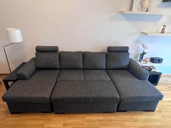Rymlig 4-sitssoffa från Chilli