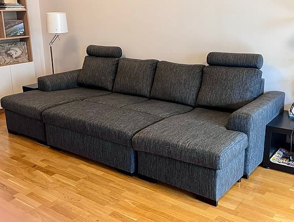 Rymlig 4-sitssoffa från Chilli