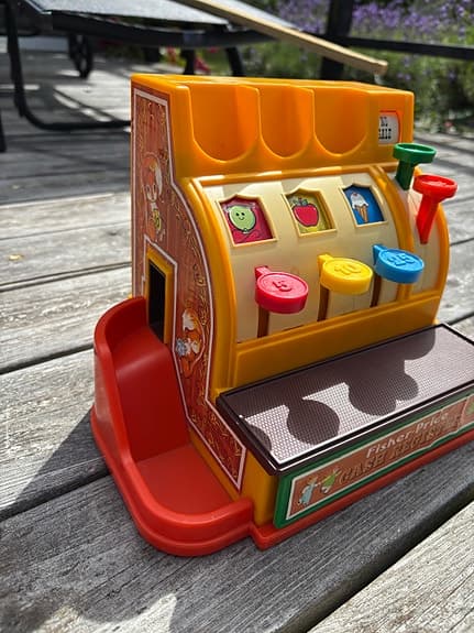 Fisher-Price leksakskassa
