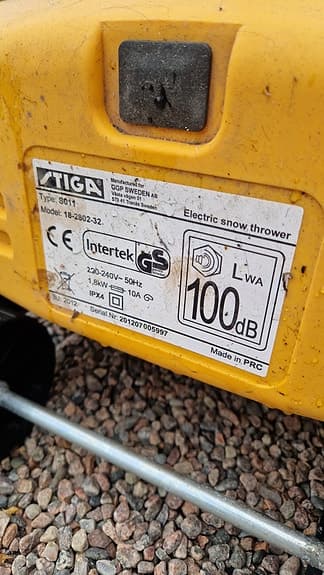 Snöslunga Stiga S011 elektrisk