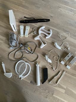 Nintendo Wii konsol med tillbehör