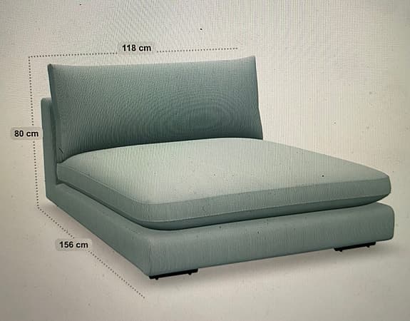 Sweef divan (Loveseat) 156x118x80 cm manchester.