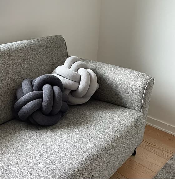 2 original Design House Stockholm Knot Cushion