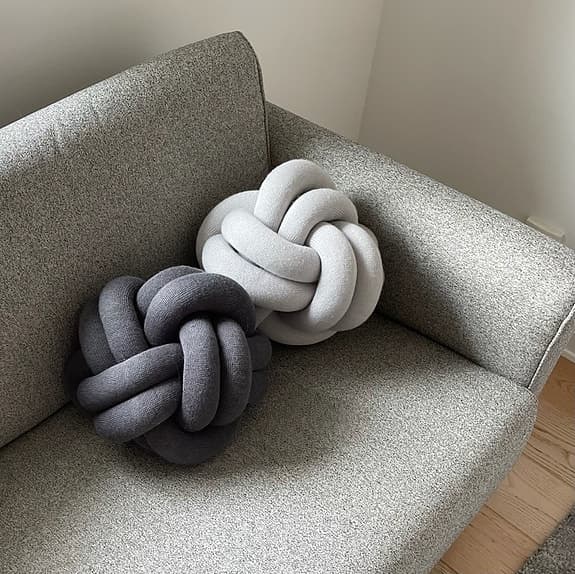 2 original Design House Stockholm Knot Cushion
