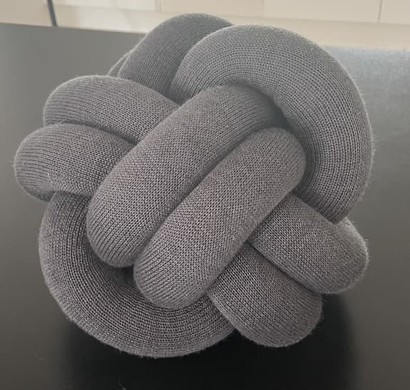 2 original Design House Stockholm Knot Cushion