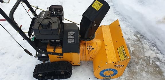 Stiga 420t snöslunga 4 hk 51 cm gul