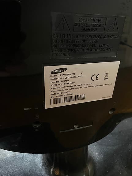 Samsung LE27T86B LCD-TV 27 tum svart