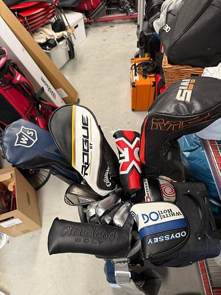 Allt i bagen ska bort! Blandade golfklubbor till paketpris
