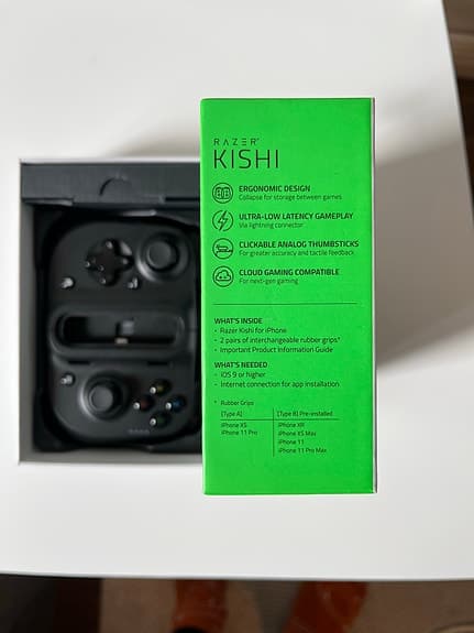 Razer Kishi handkontroll för iPhone svart